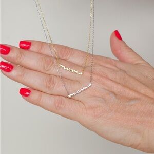 925 Sterling Silver Mama Necklace